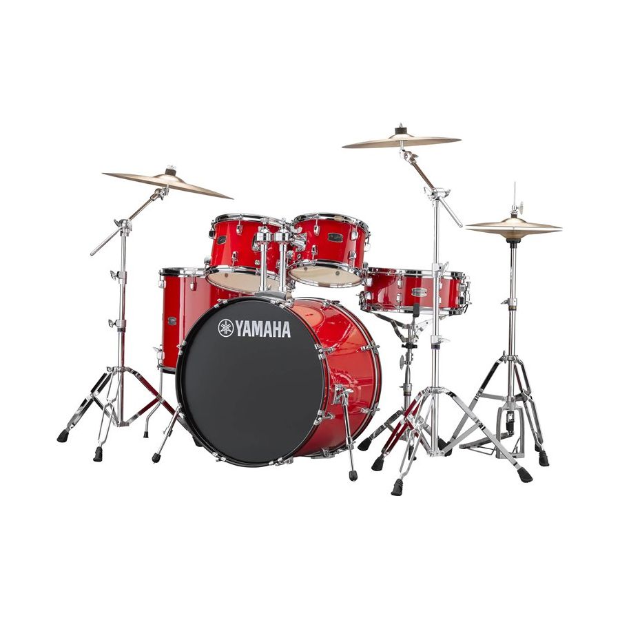YAMAHA RDP2F5 Hot Red - ударная установка: бочка 22', томы 10', 12', 16', мал.14'х5,5', красный