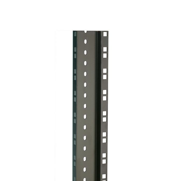 ADAM HALL 61552BLK - стальная двойная пластина (2 мм, чёрная) для рэка, длина 2 м (цена за 1 шт)