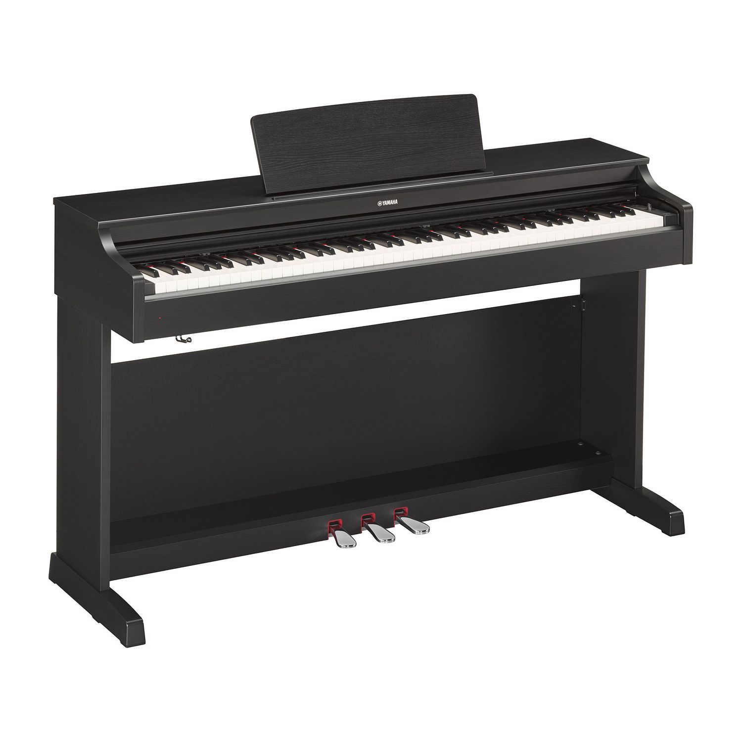 YAMAHA YDP-164B - клавинова 88 кл. GH3, 10 тембров, 192 полиф., 3 педали, крышка кл., (черный)