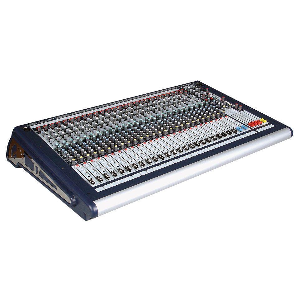 SOUNDCRAFT GB2-24 - микшер 24 моно, 2 стерео, 6 Aux, 4 подгруппы, матрица 6x2, TRS директ-выходы
