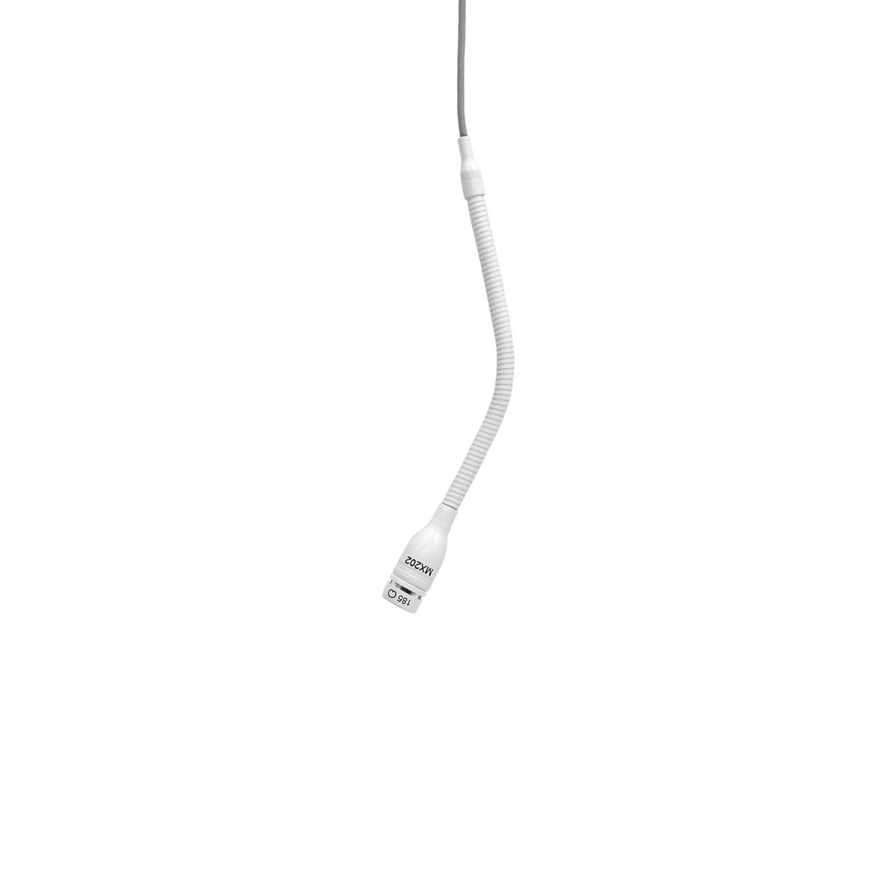 SHURE MX202W-A/C - миниатюрный театрально-хоровой кардиоидный подвесной микрофон , цвет белый