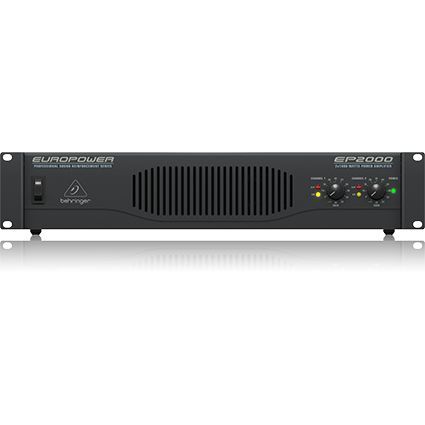 BEHRINGER EP2000 - усилитель мощности, 2х500 Вт/4 Ом,2х350 Вт/8 Ом, мост:1300 Вт/4 Ом, 1000 Вт/8 Ом
