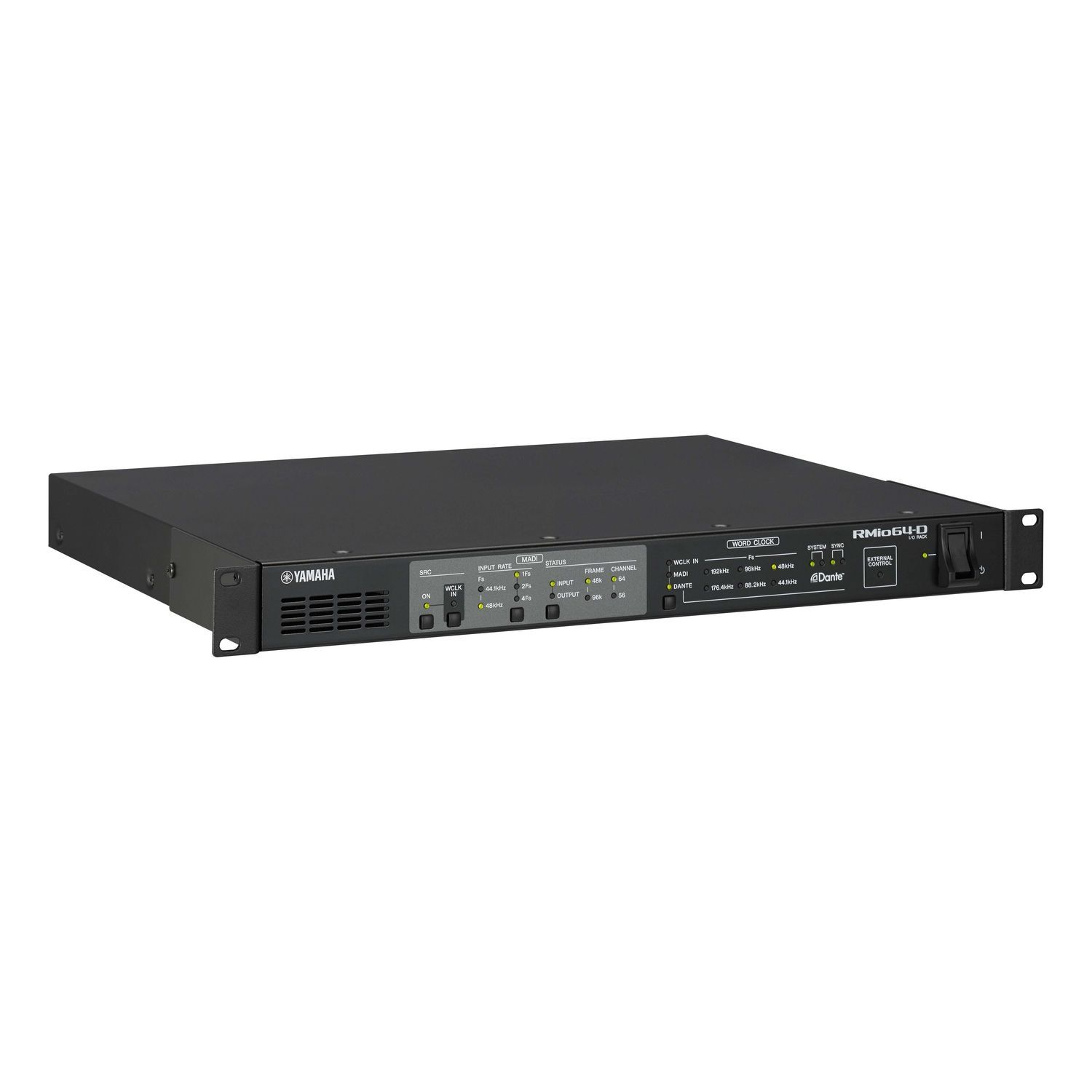 YAMAHA RMio64-D - преобразователь формата между цифровыми интерфейсами Audinate Dante и MADI