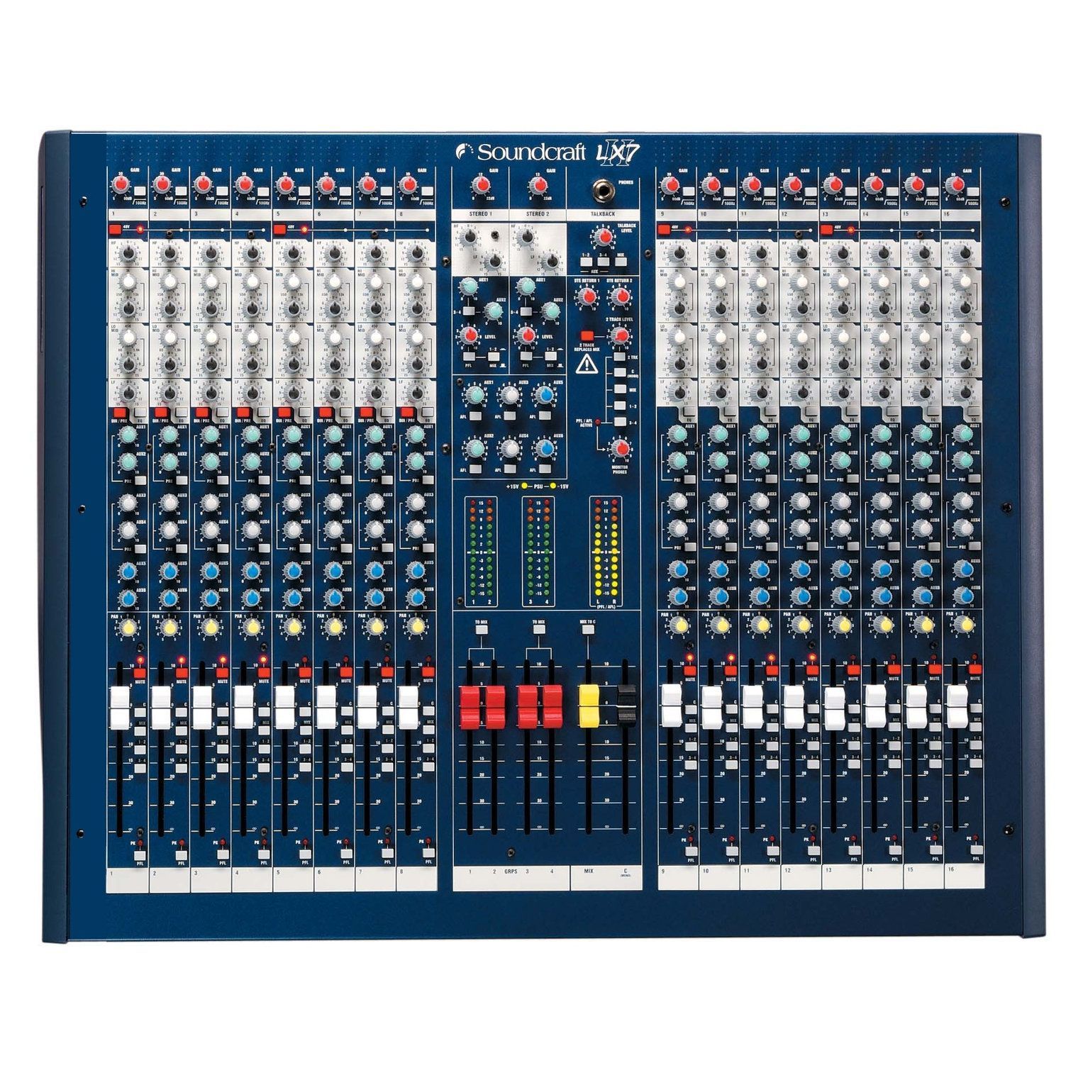 SOUNDCRAFT LX7ii-16 - микшер 16 моно, 2 стерео, 6 Aux, 4 подгруппы