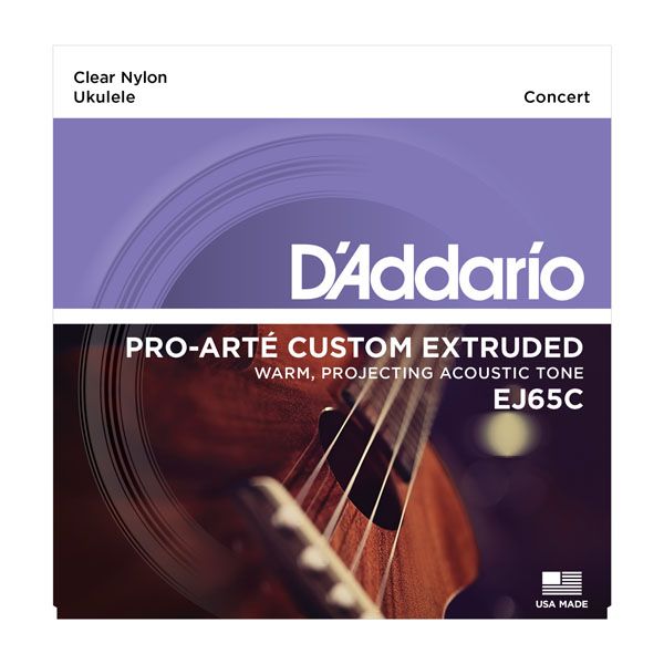 D'ADDARIO EJ65C - струны для укулеле, чистый нейлон
