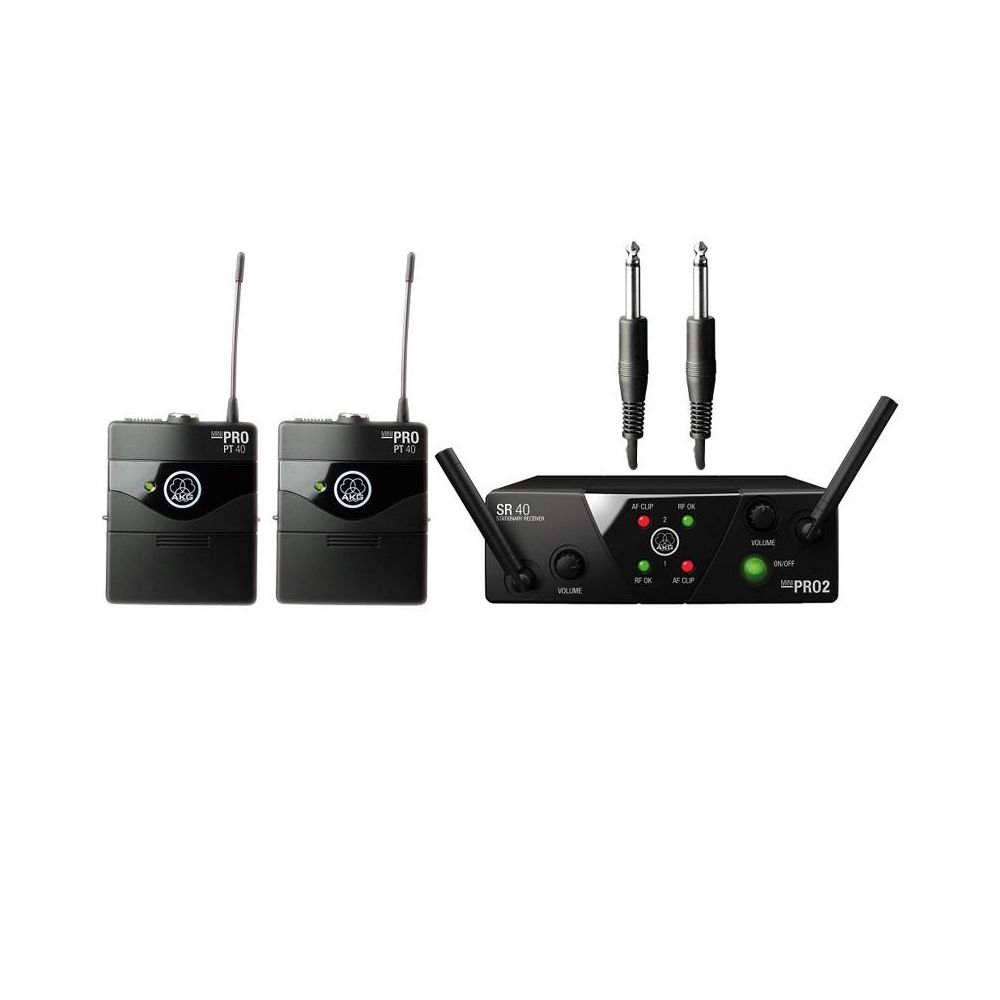 AKG WMS40 Mini2 Instrumental Set US25BD - радиосистема инструмент. с 2-мя передатч. (537.5/539.3МГц