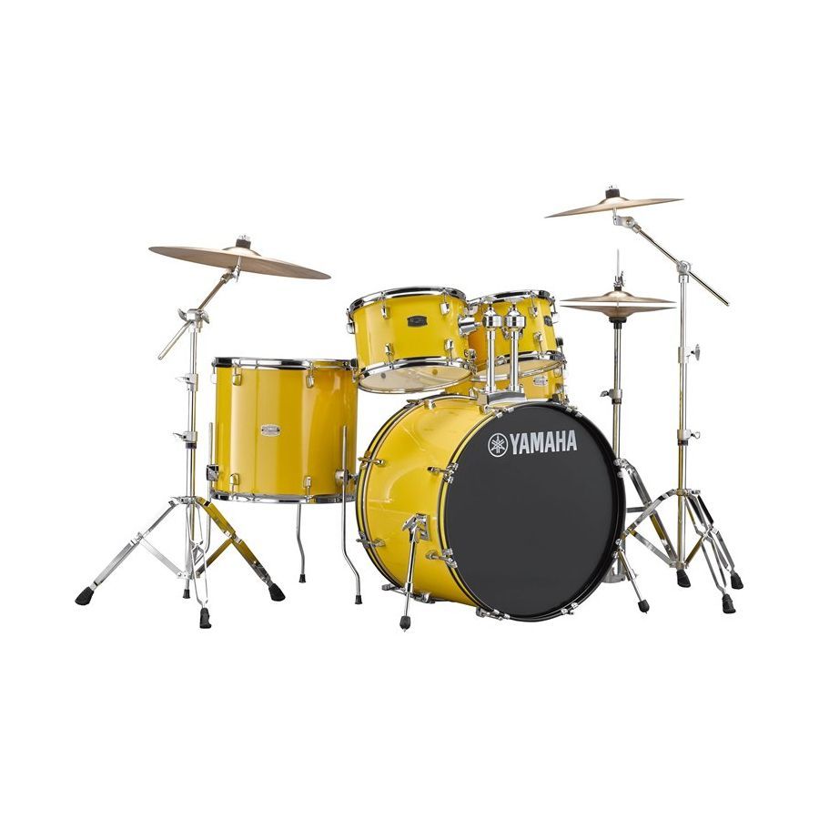 YAMAHA RDP2F5 Mellow Yellow - ударная установка: бочка 22', томы 10', 12', 16', мал.14'х5,5', жёлтый
