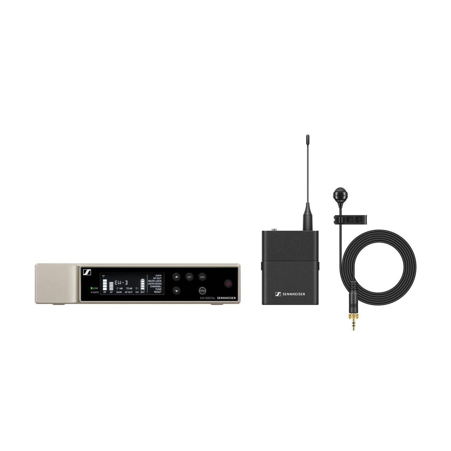 SENNHEISER EW-D ME4 SET (Q1-6) - цифр. радиосистема с поясным передатчиком и петличным микр.ME4,Q1-6