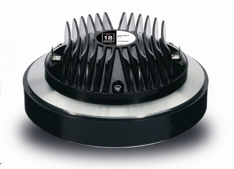 EIGHTEEN SOUND HD1480T - драйвер, 8 Ом, 100 Вт AES, 109dB, 500...20000 Гц, выход 1,4'