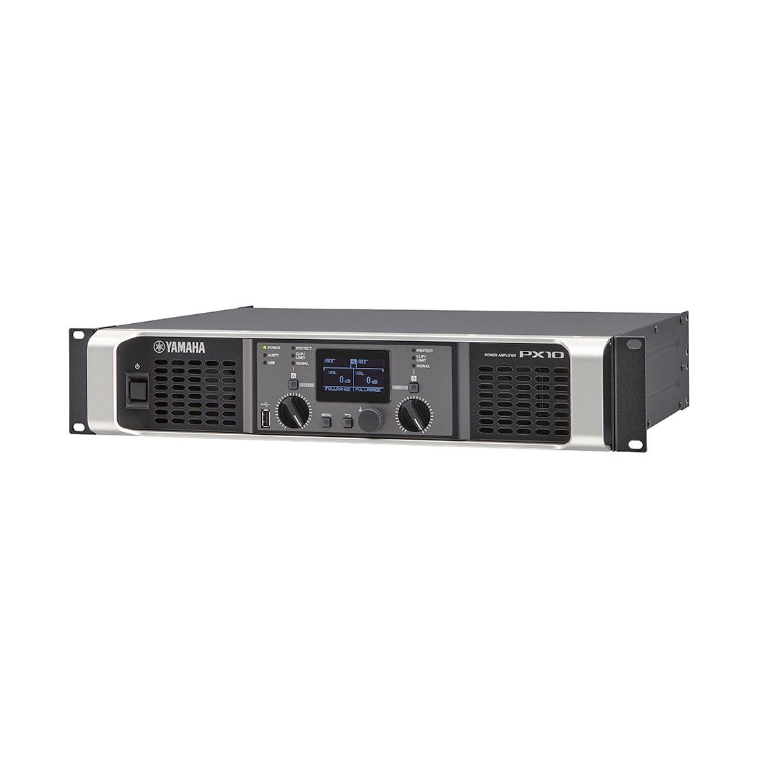 YAMAHA PX10 - двухканальный усилитель мощности, 2 х 1000 Вт на 8 Ом / 2 х 1200 Вт на 4 Ом