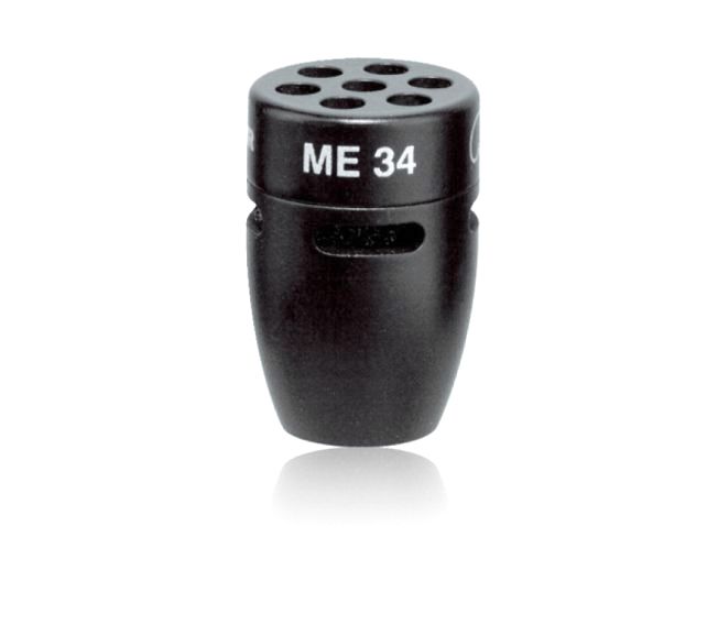 SENNHEISER ME 34 - микрофонный капсуль, диапазон частот 40 Гц - 20 кГц, импеданс 50 Ом