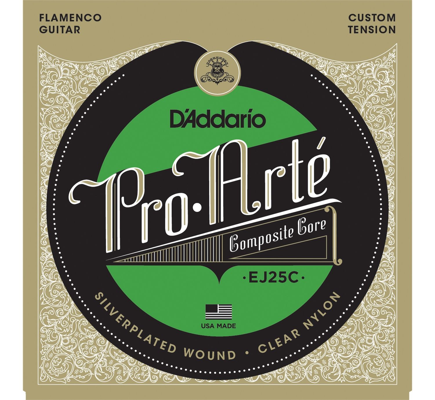 D'ADDARIO EJ25C Flamenco - струны для классической гитары (три первые струны - Clear)