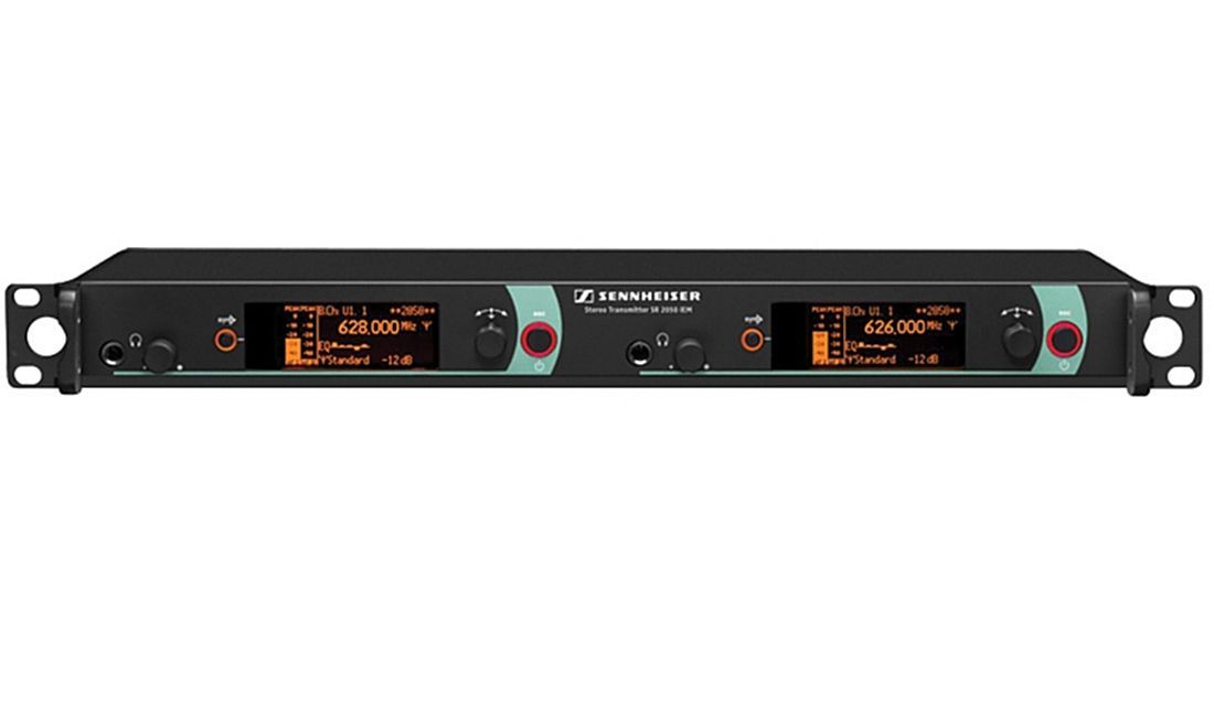 SENNHEISER SR 2050 IEM GW-X - сдвоенный рэковый передатчик персонального мониторинга, 516 - 865 МГц